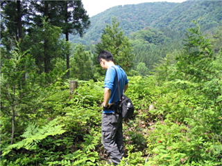 山北オフ　塹壕跡