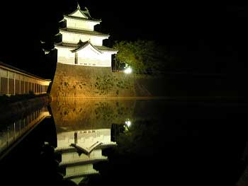 新発田オフ　新発田城夜景1