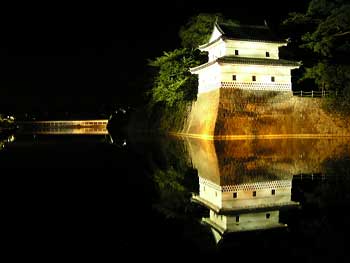 新発田オフ　新発田城夜景3