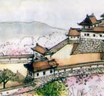 村上城・出櫓の村上市復元案