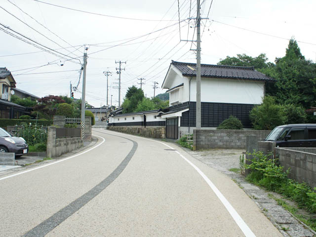 村上城　小石垣門跡　写真