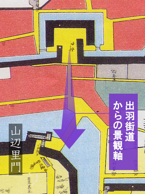 山辺里門付近の景観演出