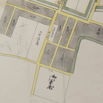 享保２年間部家絵図に描かれた相川御茶屋