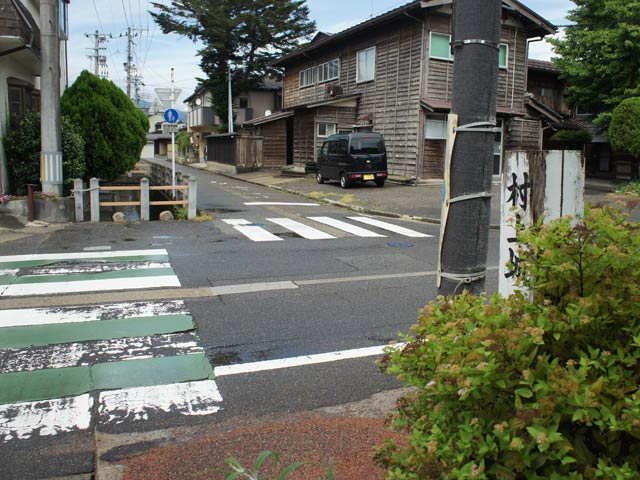村上城 袋門(堀片門)跡写真