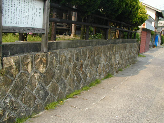 村上城 飯野門跡 写真