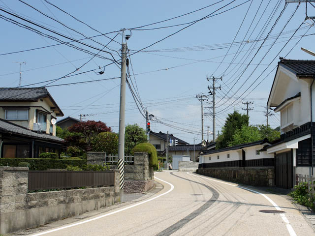 村上城 小石垣門跡 写真
