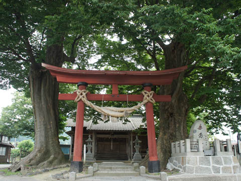 村上城下　久保多町秋葉神社