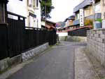 村上城下・寺町周辺の変形街路