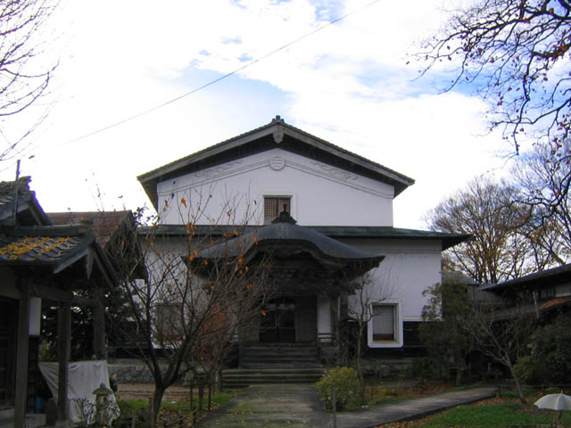 村上市・浄念寺本堂