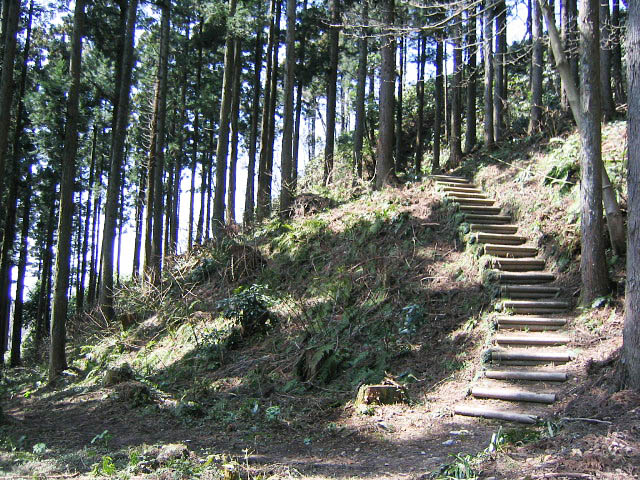 村上城 中世期遺構群 写真