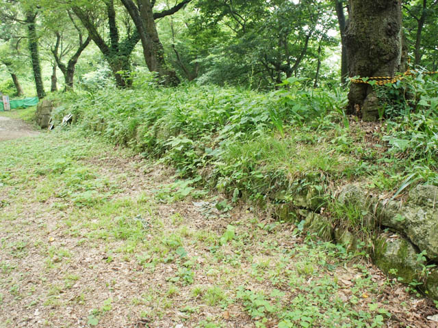 村上城・四ツ門に接続していた南多門跡石垣