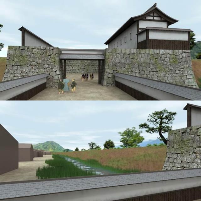 村上市都市計画課作成「大手門VR」