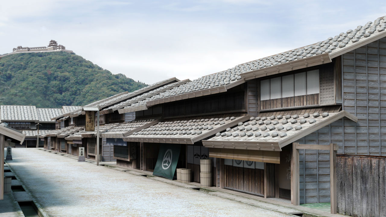 仮想村上町 江戸時代